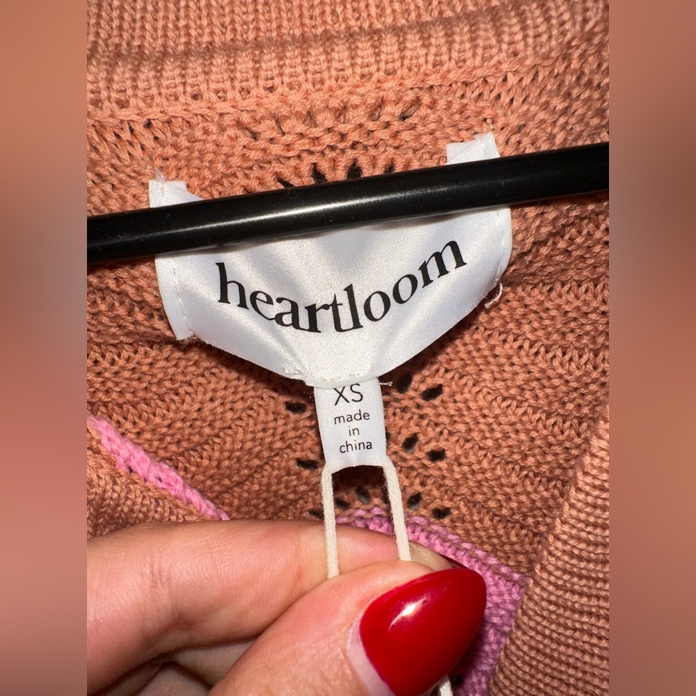 Heartloom Colorful Knit Button-Up Dress Cover up size XS - Picture 5 of 6